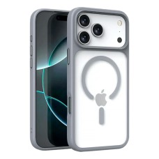 Чохол Apple iPhone 17 Pro, Epik Metal Buttons, MagSafe, Сірий
