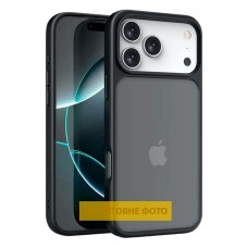 Чохол Apple iPhone 17 Pro, Epik Metal Buttons, Чорний
