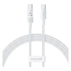 USB кабель Baseus P10373000111-01 Gem, Type-C, 2.0 м., Белый