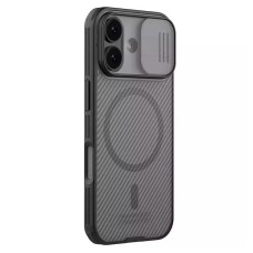 Чехол Apple iPhone 17, Nillkin CamShield Pro Magnetic, Transparent Black, Черный
