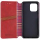 Чохол-книжка Apple iPhone 13, GETMAN Cubic, Червоний
