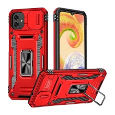 Чохол Samsung A075 Galaxy A07, Epik Camshield Army Ring, Червоний