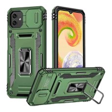 Чохол Samsung A075 Galaxy A07, Epik Camshield Army Ring, Army Green, Оливковий