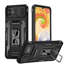 Чохол Samsung A075 Galaxy A07, Epik Camshield Army Ring, Чорний