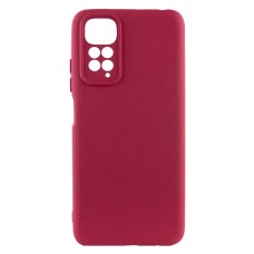 Чохол Xiaomi Redmi Note 11 Pro, Redmi Note 11 Pro 5G, GETMAN Liquid Silk, Marsala, Бордовий
