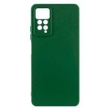 Чохол Xiaomi Redmi Note 11 Pro, Redmi Note 11 Pro 5G, GETMAN Liquid Silk, Dark Green, Зелений