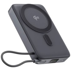 Повербанк (Power Bank) Proove OverPower Qi2, 10000 mAh, Сірий