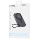 Повербанк (Power Bank) Proove OverPower Qi2, 10000 mAh, Сірий