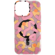 Чохол Apple iPhone 16 Pro, Epik Pastel Chaos, MagSafe, Рожевий