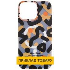 Чохол Apple iPhone 17, Epik Pastel Chaos, MagSafe, Чорний