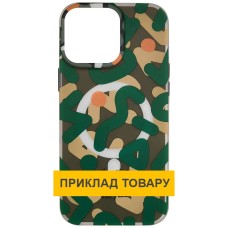 Чохол Apple iPhone 17, Epik Pastel Chaos, MagSafe, Зелений
