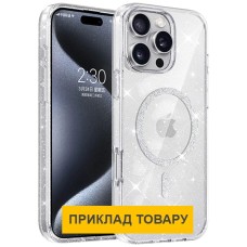 Чохол Apple iPhone 17 Air, Epik Eclipse Sparkle, MagSafe, Прозорий