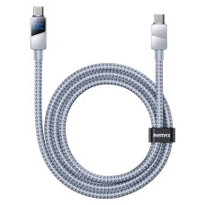 USB кабель Remax CB02 Armor, Type-C, 1.2 м., Сірий