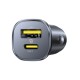 Автомобильное зарядное устройство Baseus C00072300123-00 GoTrip DP1, Черный