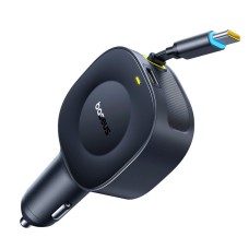 Автомобильное зарядное устройство Baseus C0206400 PrimeTrip VR2, С кабелем, Type-C, Черный