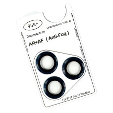 Захисне скло на камеру Apple iPhone 17 Pro Max, Metal Classic, Звичайне, Синій