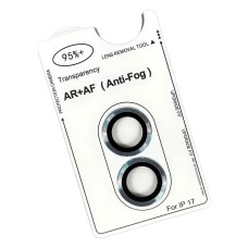 Захисне скло на камеру Apple iPhone 17, Metal Classic, Звичайне, Синій
