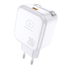 Сетевое зарядное устройство WUW C269, с кабелем, Type-C, Белый