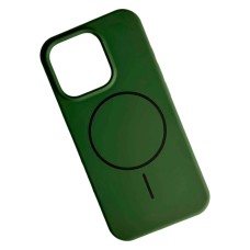 Чехол Apple iPhone 15, Air Beats, MagSafe, Зеленый