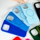 Чехол Apple iPhone 15, Air Beats, MagSafe, Зеленый