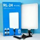 Прямоугольная LED лампа Ring Light RL-24, Черный