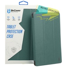 Чохол-книжка Apple iPad Air 13 2024, BeCover Tri Fold Soft TPU, Dark Green, Зелений