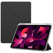Чохол-книжка Apple iPad Air 11, BeCover Ultra Slim Origami Transparent, Чорний