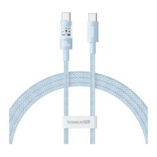 USB кабель Baseus P10373000111-01 Gem, Type-C, 2.0 м., Голубой