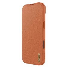Чохол-книжка Apple iPhone 17 Air, Nillkin Qin Pro Camshield, Коричневий