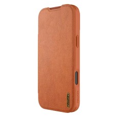 Чохол-книжка Apple iPhone 17 Pro, Nillkin Qin Pro Camshield, Коричневий