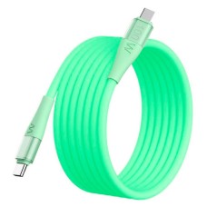 USB кабель Remax CB20 Fluoro, Type-C, 1.2 м., Салатовий