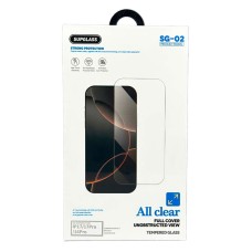 Захисне скло Apple iPhone 13 Pro Max, iPhone 14 Plus, SupGlass SG-02, Прозорий