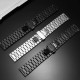 Ремінець універсальний, Metal Watch Design 9, Чорний