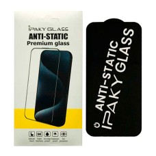 Захисне скло Apple iPhone 17 Pro Max, Ipaky Antistatic, Чорний
