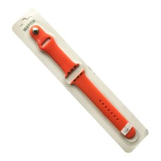 Ремінець Apple Watch 38, Watch 40, Silicone WatchBand, Cosmic Orange, Помаранчевий