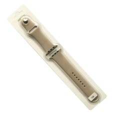 Ремінець Apple Watch 42, Watch 44, Silicone WatchBand, Starligt, Бежевий