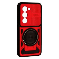 Чохол Xiaomi Redmi 15, Protective Ring, MagSafe, Червоний