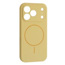 Чохол Apple iPhone 17 Pro, Air Beats Full Camera, Custard, MagSafe, Жовтий