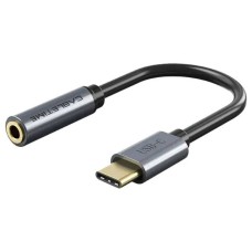 Кабель AUX Cabletime CPA6G, Type-C, 0.15 м., 3.5 мм., Черный