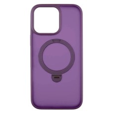 Чохол Apple iPhone 13, Epik Metal Buttons HQ Ring, MagSafe, Фіолетовий