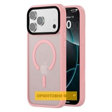 Чохол Apple iPhone 17 Air, Epik Metal Buttons Colorful, MagSafe, Рожевий