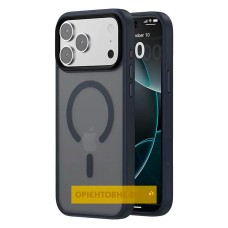 Чохол Apple iPhone 17 Air, Epik Metal Buttons Colorful, MagSafe, Синій