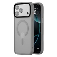 Чохол Apple iPhone 17 Pro Max, Epik Metal Buttons Colorful, MagSafe, Сірий