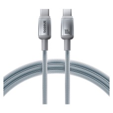 USB кабель Baseus E0420703 Discolor, Type-C, 2.0 м., Серебряный