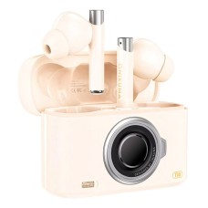 Навушники бездротові Onikuma T18 Camera, Стерео, Бежевий