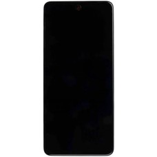 Дисплей OPPO A40, (High quality), з сенсором, з рамкою, Чорний
