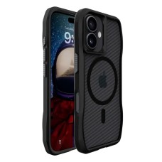 Чохол Apple iPhone 17, Space Octagon, Carbon Black, MagSafe, Чорний