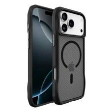 Чохол Apple iPhone 17 Pro, Space Octagon, Carbon Black, MagSafe, Чорний