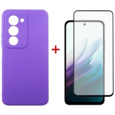 Чохол Xiaomi Redmi 15, Dengos Carbon, Фіолетовий