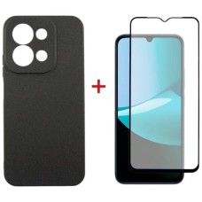 Чохол Xiaomi Poco C85, Redmi 15C, Dengos Carbon, Чорний